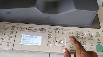 HOW TO TAKE COUNTER REPORT FROM CANON IR. 1435IF