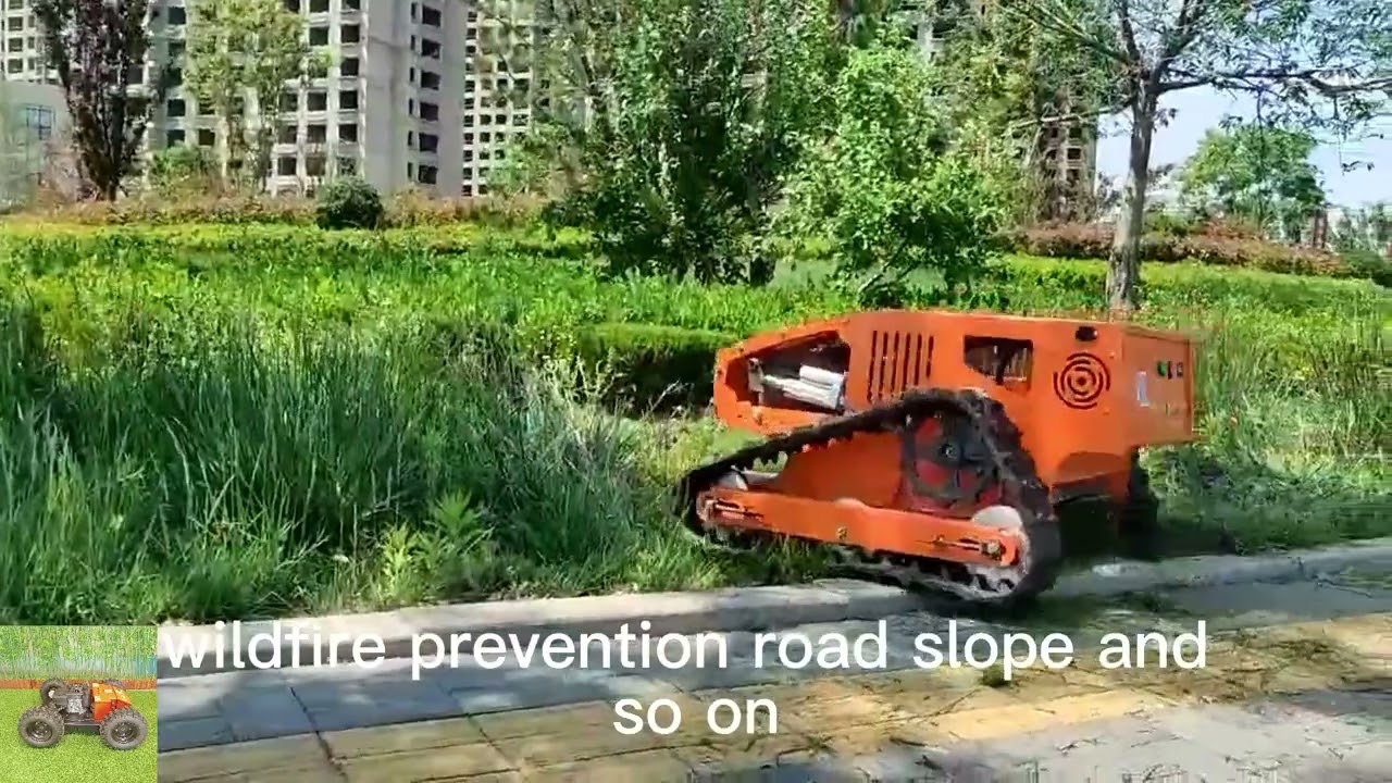 Buy wireless track-mounted grass machine made by Vigorun Tech,Vigorun crawler bush trimmer onAlibaba