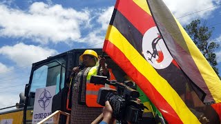 Hon. Nabbanja launches Kisubi - Nakawuka road Project. Abantu bamwebaziza okubajjukira.