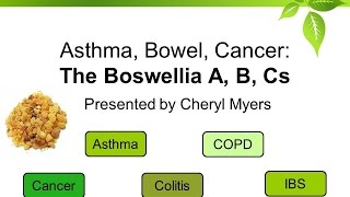 Asthma, Bowel, Cancer: The Boswellia ABCs presentation by Cheryl Myers