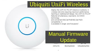 Ubiquiti UniFi WIFI AC Pro Point - Manual Firmware Upgrade using SSH and Download URL - YouTube