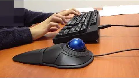 Using 'Kensington Orbit Scroll Ring Trackball' in real workplace