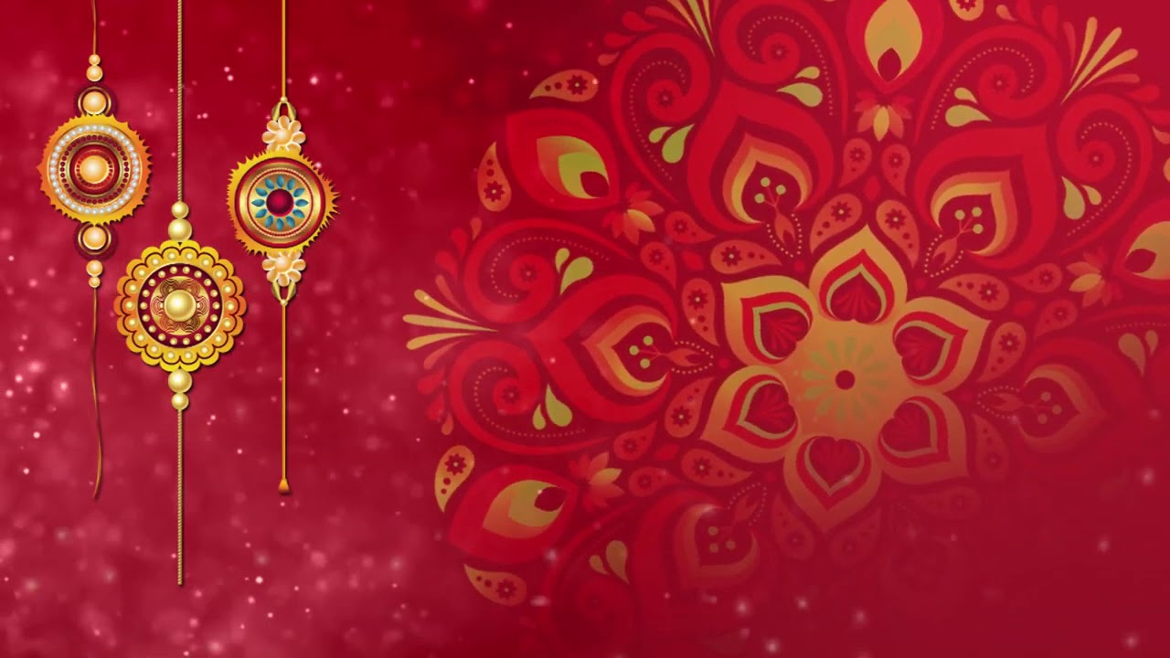 Happy Raksha Bandhan Animated Background | हैप्पी रक्षा बंधन एनिमेटेड  बैकग्राउंड | - YouTube