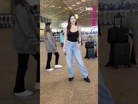Amyra Dastur Spotted At The Airport  ..