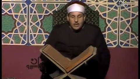 الشيخ محمود علي البنا I فيديو نادر من سورة البقرة I استوديوهات التلفزيون