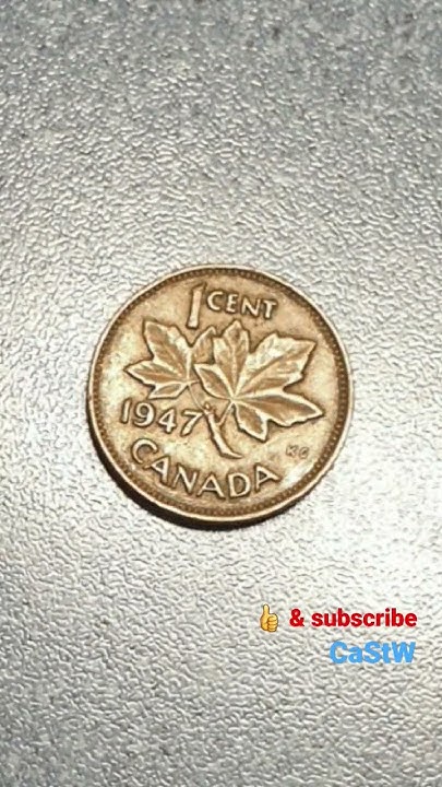 canada-1947-one-cent-coin-pennycoin-coinscollection-currency-youtube