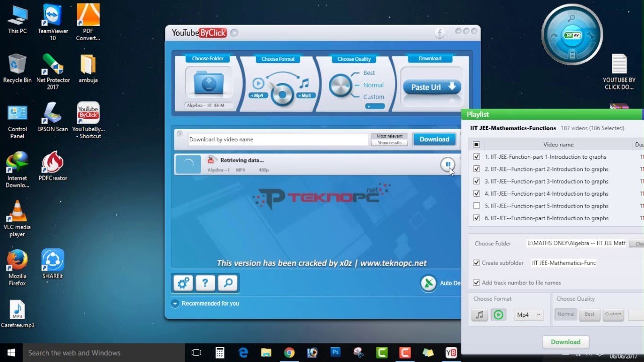 How to download playlist by youtubeByclick in wiondows 10 letest 2019 ...