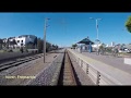 Drivers view Transperth A series railcar - Fremantle to Midland A and B patterns - real time