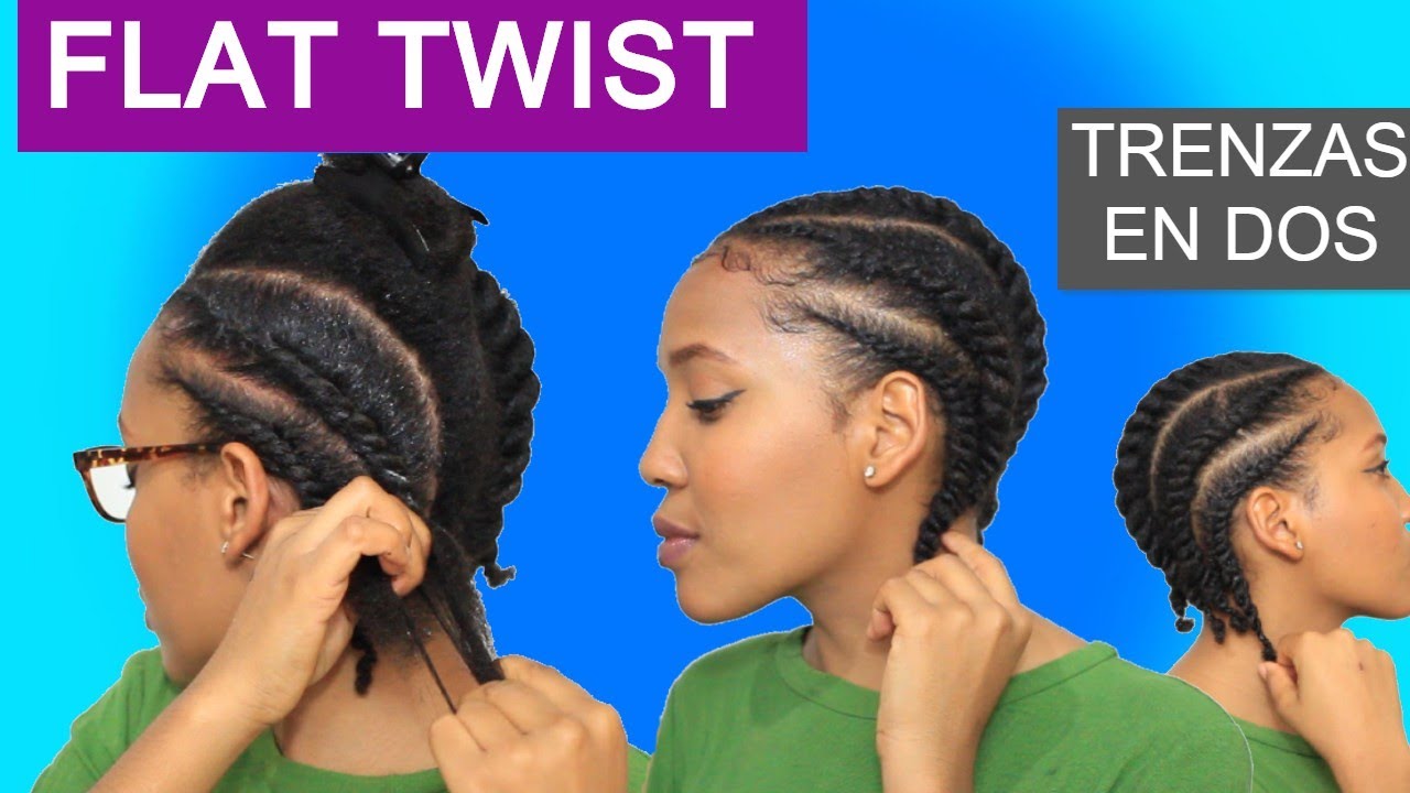 Tutorial/ Còmo Hacer FLAT TWIST OUT o Trenza En Dos /Luisanna_cf @Quiro_esos_rizos