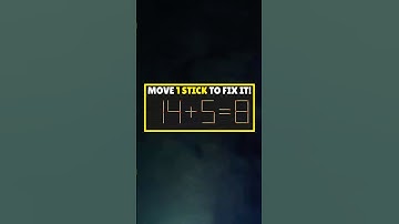 Genius Puzzle! Correct It with One Change