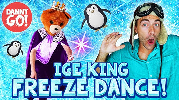 "The Ice King Freeze Dance!" 🥶👑 /// Danny Go! Brain Break Movement Songs for Kids