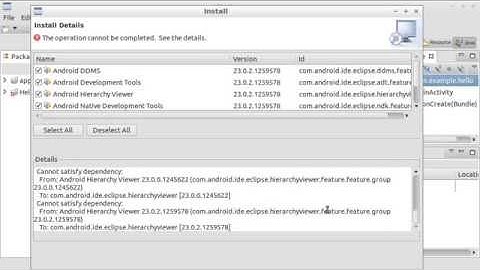 Cannot update ADT 23.0.2 because of conflicting dependency...!