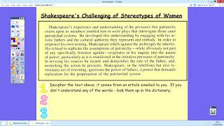 Romeo and Juliet - The women in Romeo and Juliet and Shakespeare's Feminism