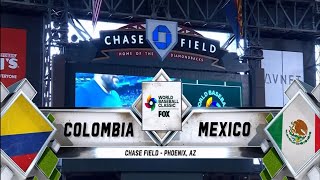 WBC on FOX intro Colombia vs Mexico
