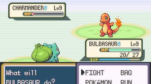 Pokemon Fire Red 3 in 1 (GBA / Game Boy Advance)  - Vizzed.com GamePlay (rom hack) Gym