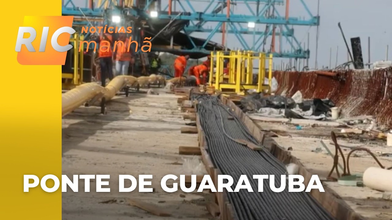 Obras na Ponte de Guaratuba entram na reta final; inauguração deve acontecer durante a maratona