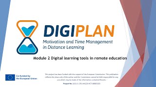 Module 2 - Digital learning tools in remote education - DIGIPLAN Project (PR2)
