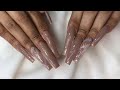 HOW TO: Refill Long Acrylic Nails Tutorial *AVOID BROKEN NAIL TIPS*