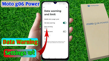how to off data warning in moto g06 power, moto g06 power data warning problem