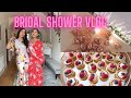 Bridal Shower Vlog: change of plans, DIY decorations, wedding stress