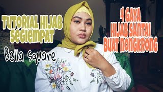 Tutorial Jilbab Segiempat - Bella Square - Double Hycon