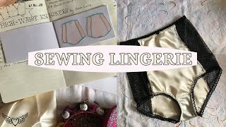 Sewing Lingerie ~ Sewing Vintage Style Betty High Waist Panties by OHHH LULU ~ Review & Sewalong
