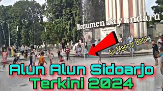 Wajah Baru Alun Alun Sidoarjo | Alun Alun Sidoarjo Terkini 2024