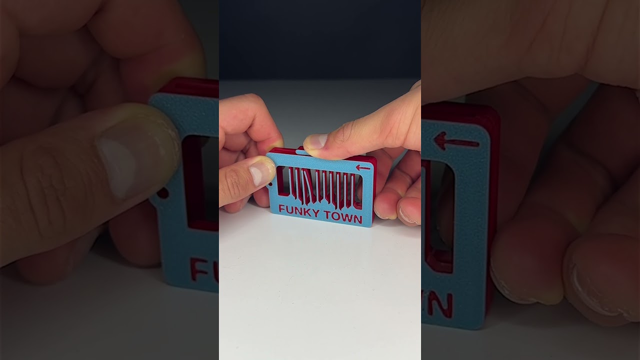 3D Printed Funky Town Music Melody Fidget