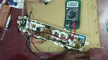 Washing Machine PCB Start Switch Not Working ] PCB Display (On Off ) Problem Solution |