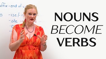 Noun → Verb: How to Use -ize, -en, -ify, -ate