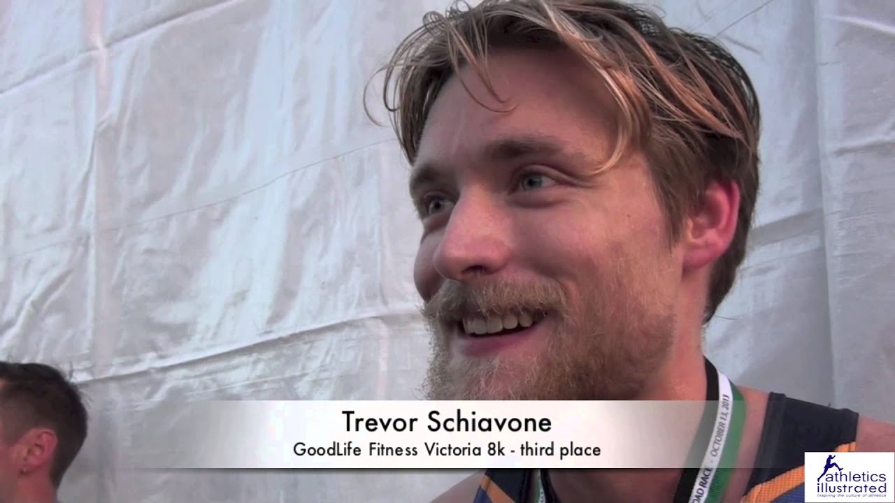 Interviews GoodLife Fitness Victoria 8k - Top Three Finishers