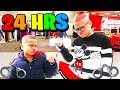 24 HOURS HANDCUFFED to My Little BROTHER CHALLENGE!!! **Bad Idea** | MindOfRez