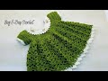 Crochet Baby Dress | Lil Sprout | 0-6 months | Bag-O-Day  Crochet TUTORIAL #363