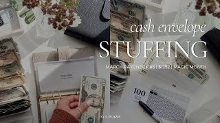 Cash Envelope Stuffing | $1,152 | One Month Ahead On Bills!