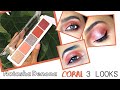 NEW Natasha Denona Coral Palette| 3 Looks + Comparison Swatches + Review