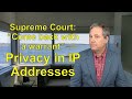 Supreme Court tells the cops to &quot;come back with a warrant&quot; for IP addresses: Comment on R v Bykovets