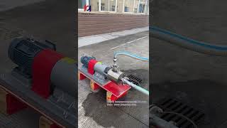 Online mixer for crushing and emulsifying solid particles #Onlinemixer #Emulsificationequipment