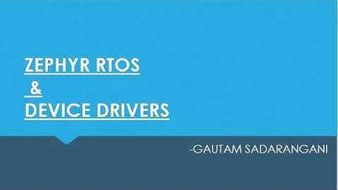 ASU CSE 530 Zephyr Device driver and PCI infrastructure 1