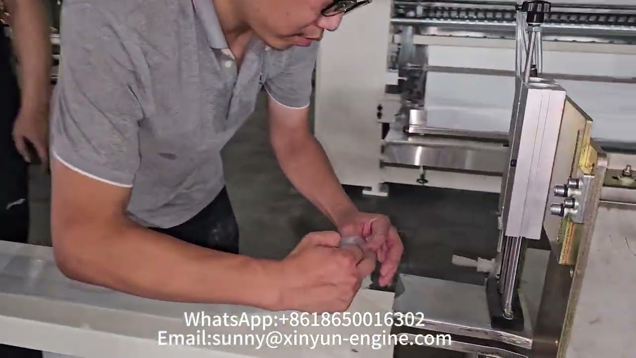 Complete 7 lines V fold facial tissue hand towel folding machine with bagging and cutting machine