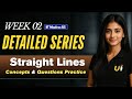 Week 02 | IIT Madras BS Mathematics 01 | Straight Lines Concepts & Questions Covered