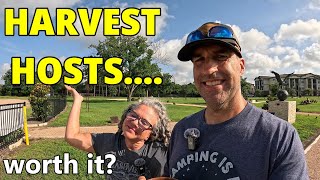 Is Harvest Hosts cost effective compared to a RV park overnight stays?