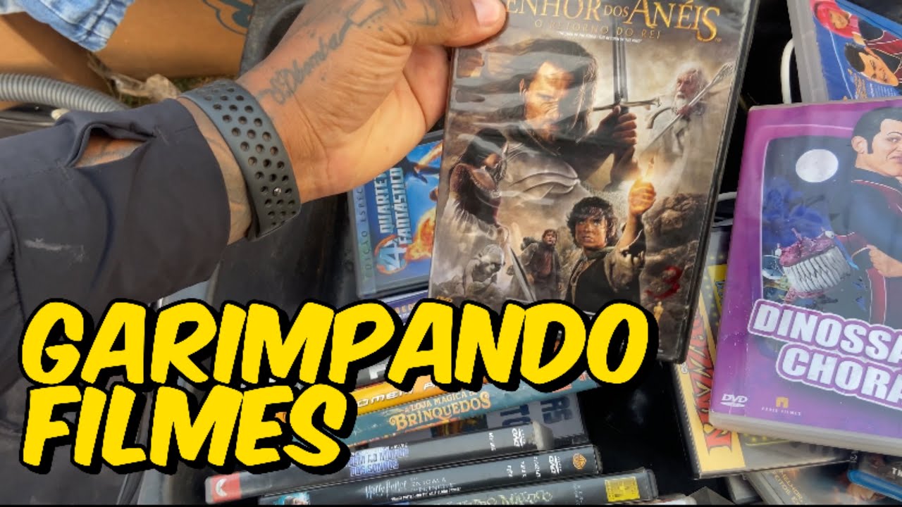 GARIMPANDO FILMES NA FEIRA DO ROLO DE COLOMBO PARANÁ | BLU- RAY e DVD ANTIGOs