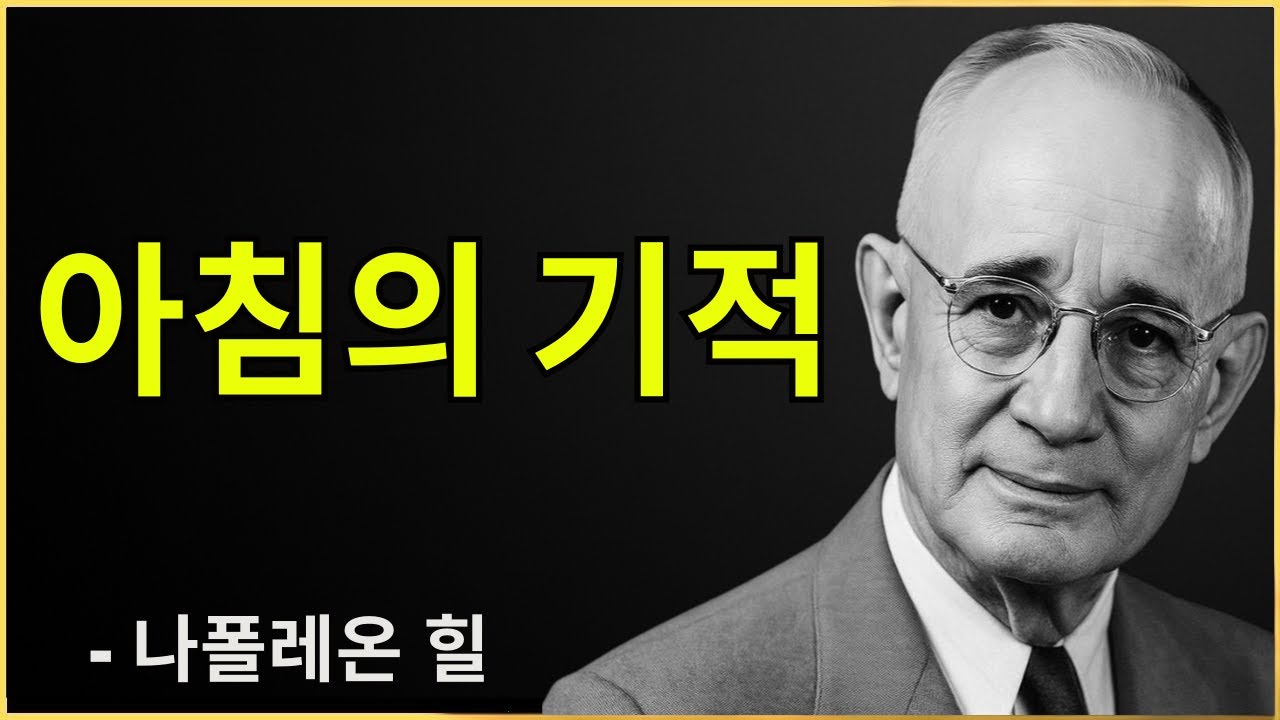 나폴레온 힐이 밝힌 진실: 아침을 이기는 자가 인생을 이긴다!
