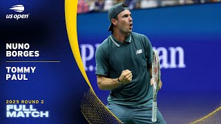 Nuno Borges vs. Tommy Paul Full Match | 2025 US Open Round 2