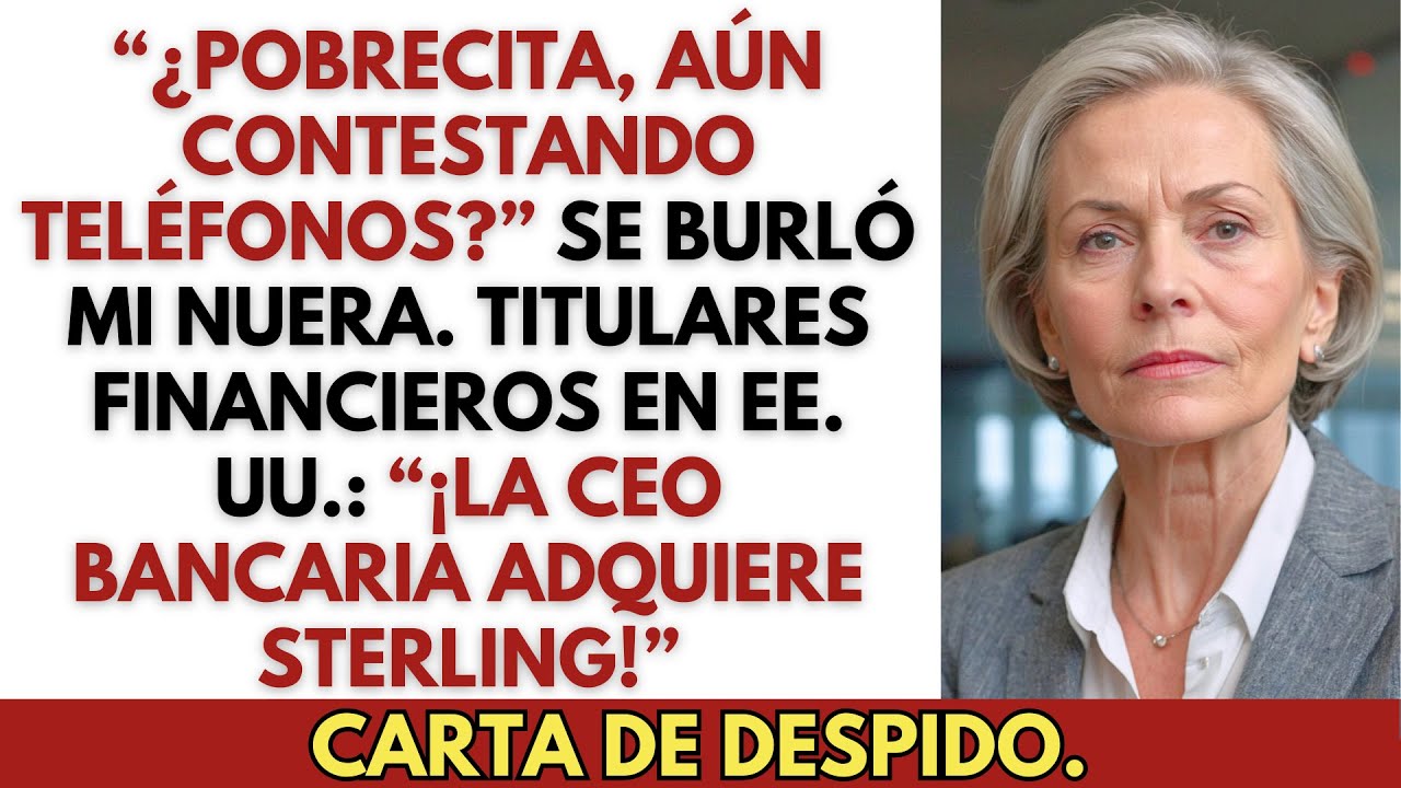 “¿Aún contestas teléfonos?” se burló mi nuera—Luego: soy la CEO que compró Sterling