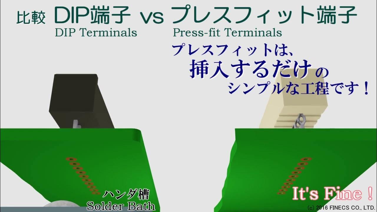 プレスフィット端子 YouTube