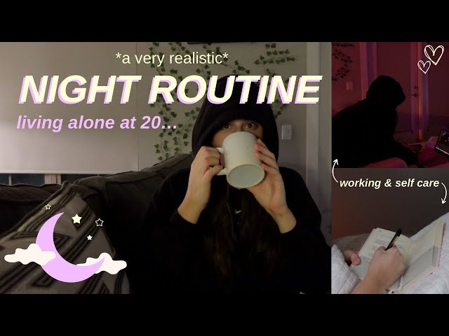 My Night Routine  Living Alone 