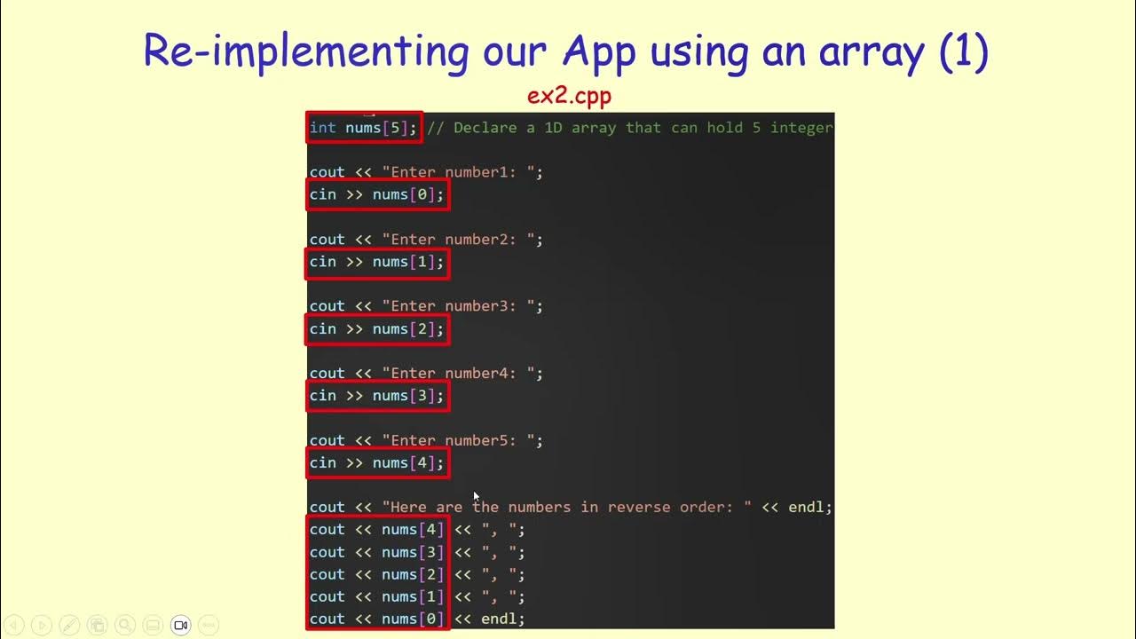 Arrays in C++: Declaration, Initialization, Iteration - YouTube