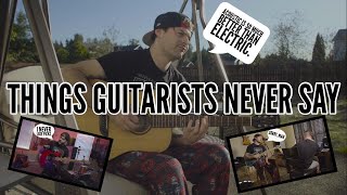 things guitarists NEVER say chords