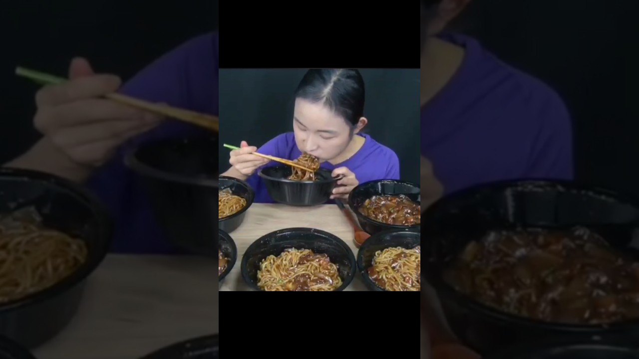 짜장면 10개 리얼먹방